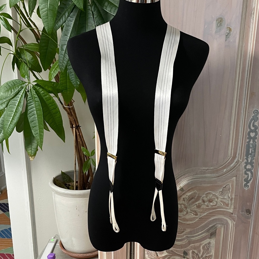 Trafalgar Silk / Leather Suspenders